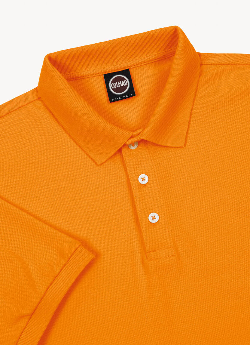 POLO IN COTONE PIQUET STRETCH