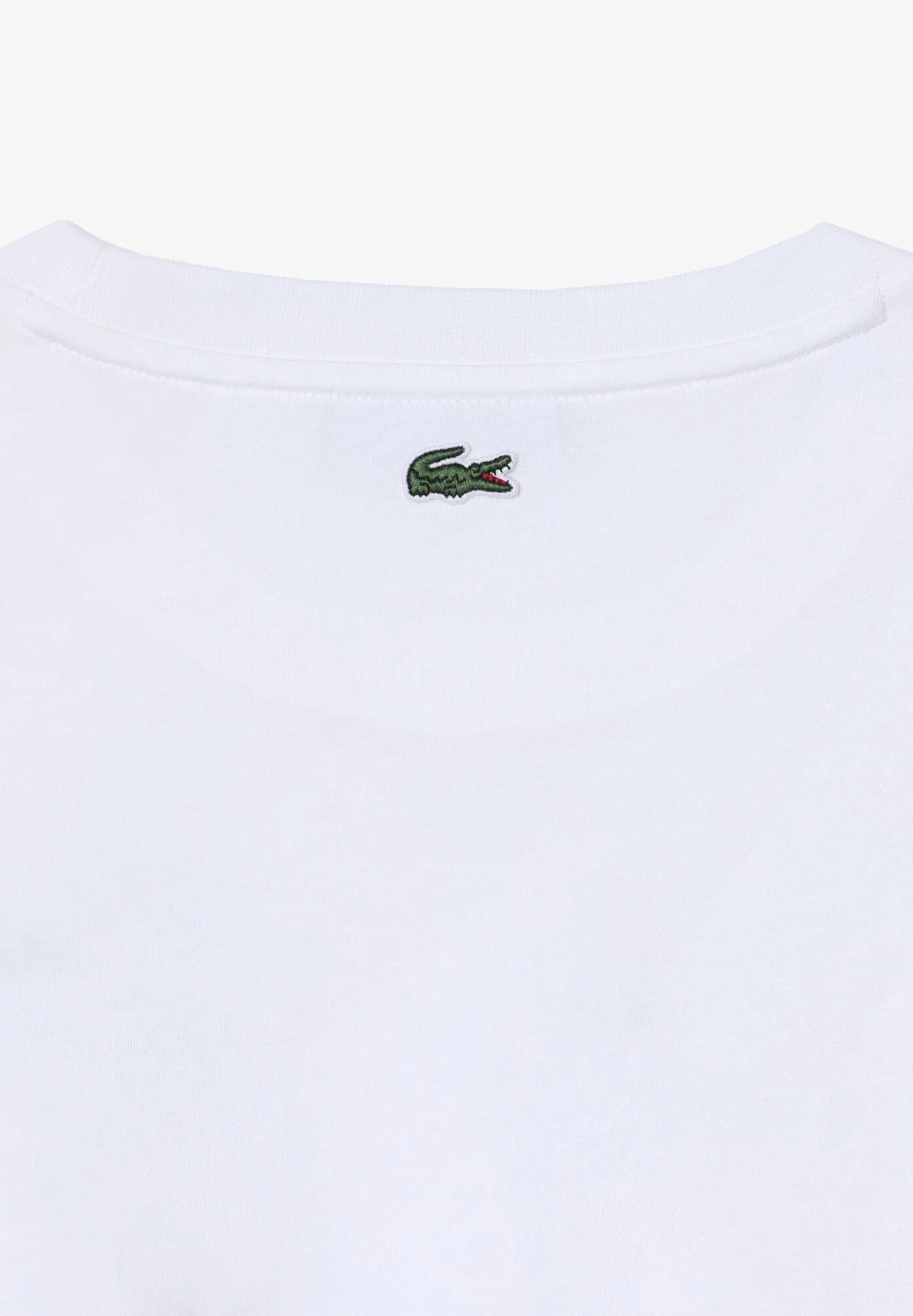 T-shirt in cotone con logo LACOSTE