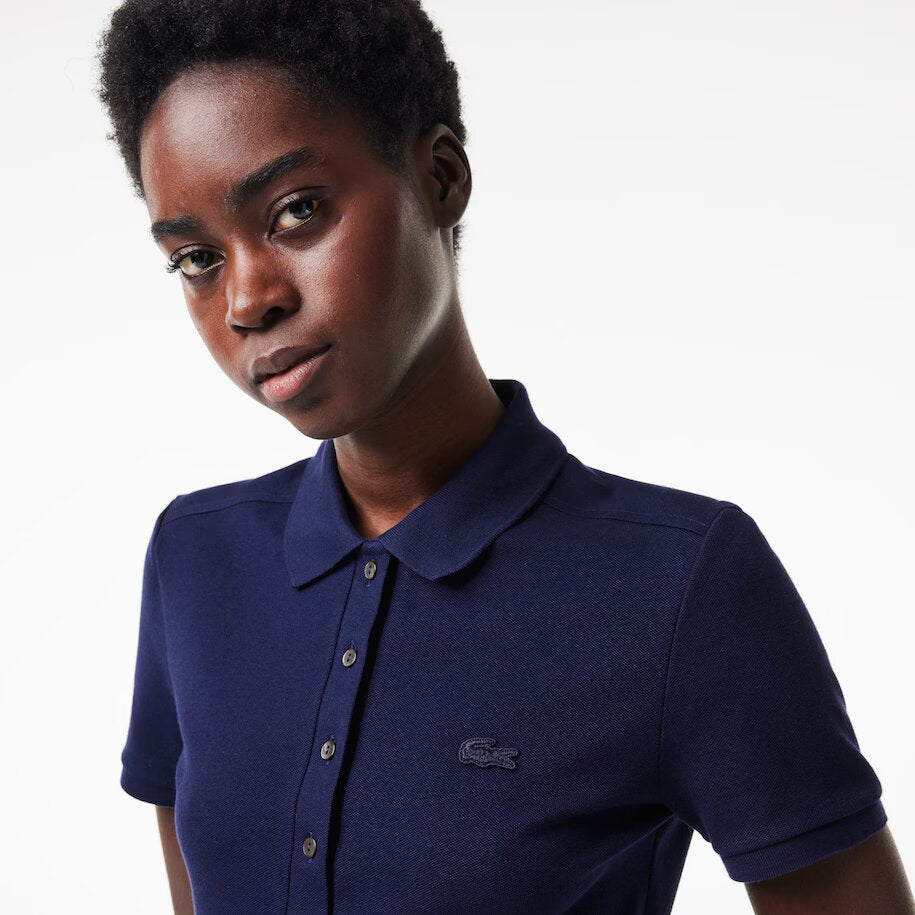 POLO DA DONNA IN PIQUÉ DI COTONE STRETCH LACOSTE SLIM FIT