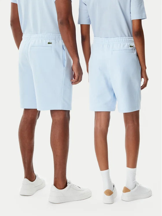 Lacoste Pantaloncini sportivi Unisex GH0990 Celeste Regular Fit