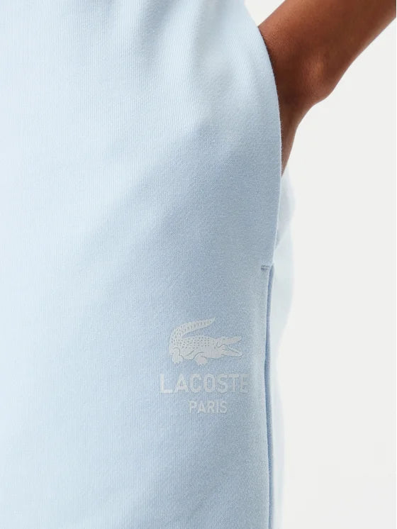 Lacoste Pantaloncini sportivi Unisex GH0990 Celeste Regular Fit