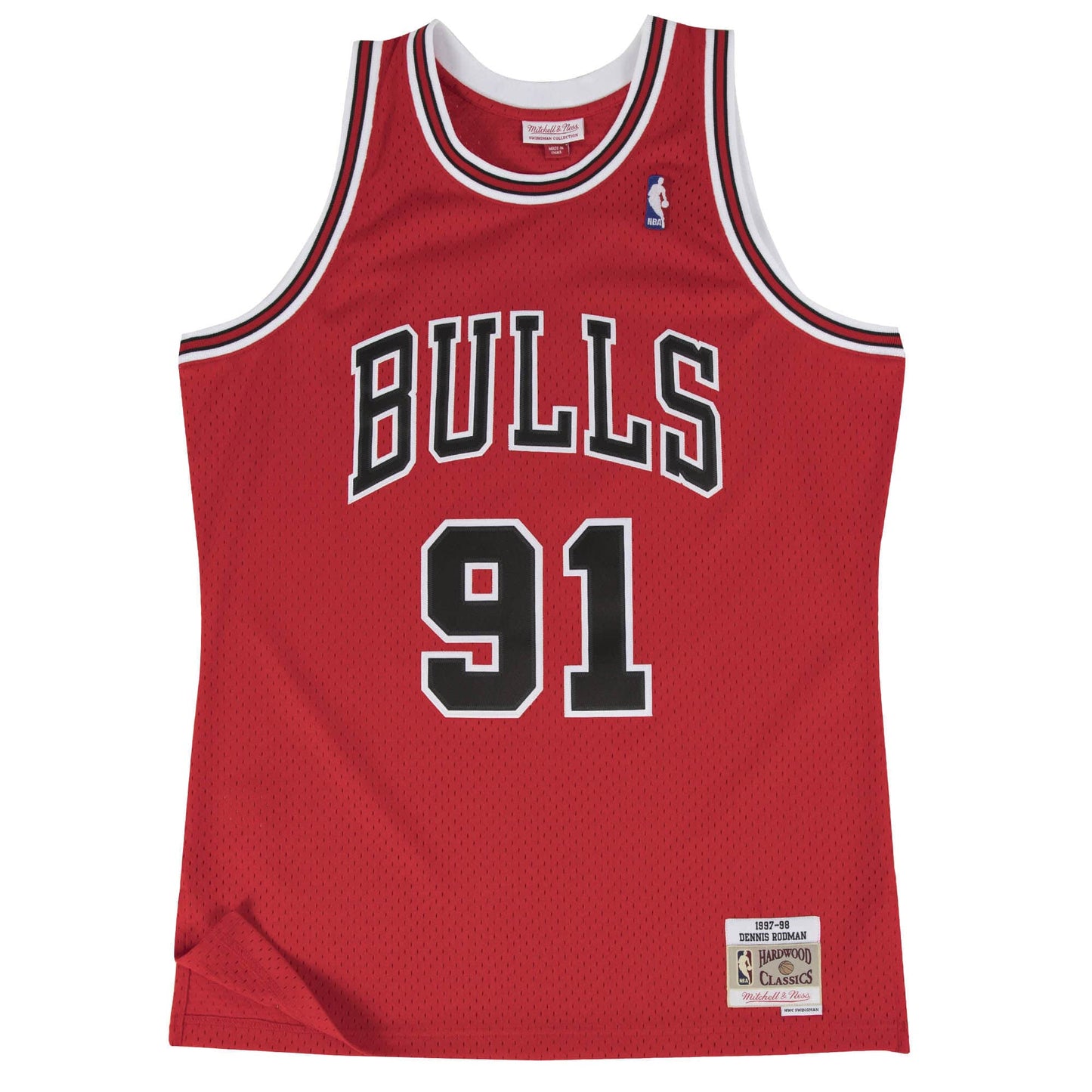 Maglia Home Bulls 91 Rodman