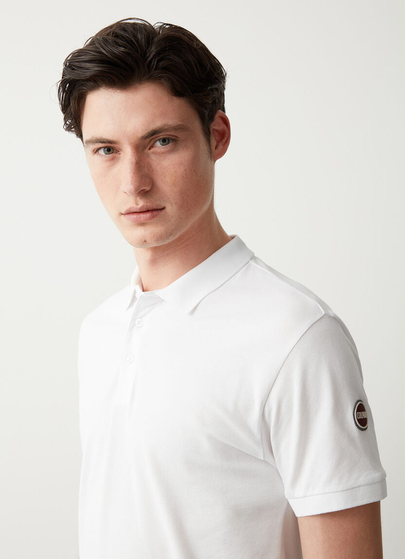 POLO IN COTONE PIQUET STRETCH