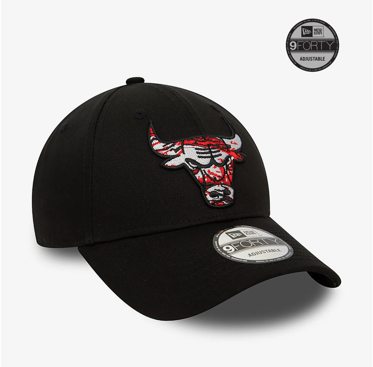 Cappello 9FORTY Chicago Bulls NBA Infill Nero