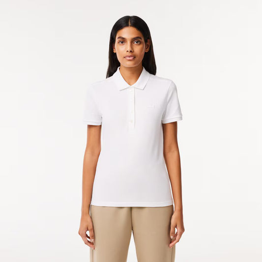 POLO DA DONNA IN PIQUÉ DI COTONE STRETCH LACOSTE SLIM FIT