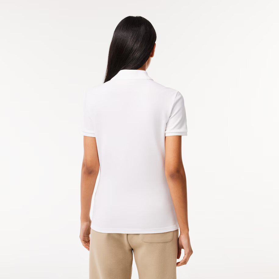 POLO DA DONNA IN PIQUÉ DI COTONE STRETCH LACOSTE SLIM FIT