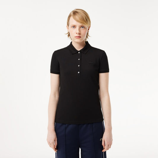 POLO DA DONNA IN PIQUÉ DI COTONE STRETCH LACOSTE SLIM FIT