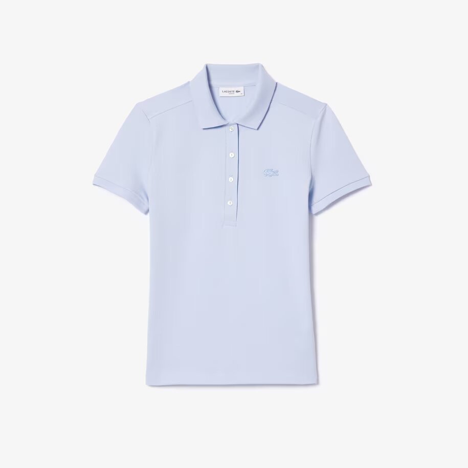 POLO DA DONNA IN PIQUÉ DI COTONE STRETCH LACOSTE SLIM FIT