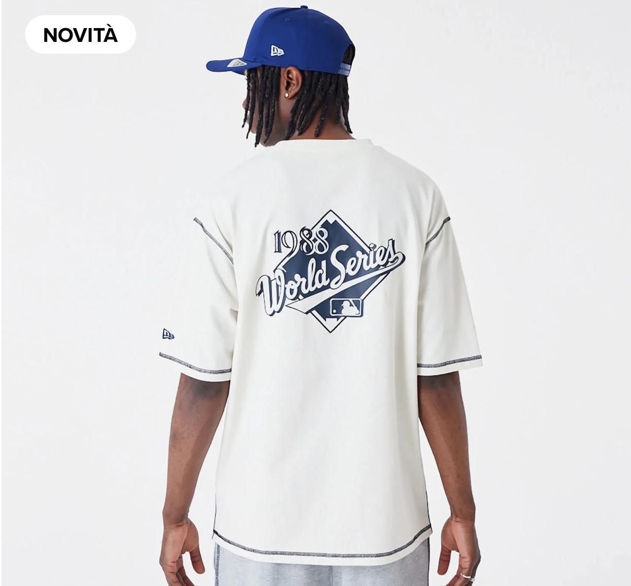 T-Shirt Oversize LA Dodgers MLB World Series Bianca