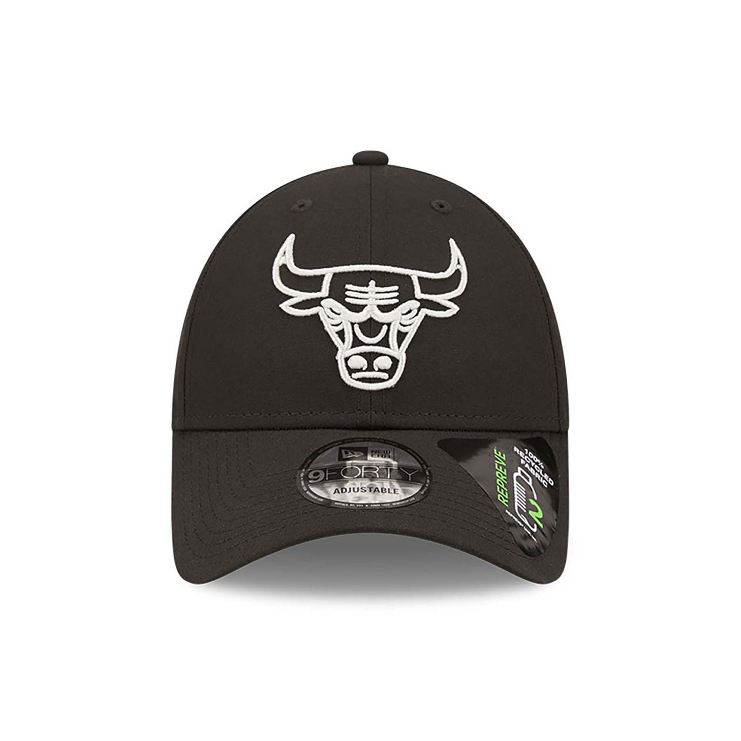 Cappello 9FORTY Regolabile Chicago Bulls Repreve Monochrome Nero