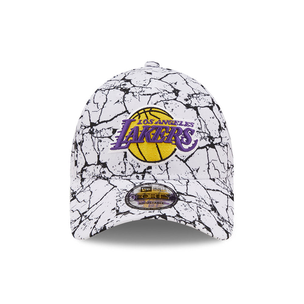 Cappello 9FORTY regolabile LA Lakers Marmo Bianco