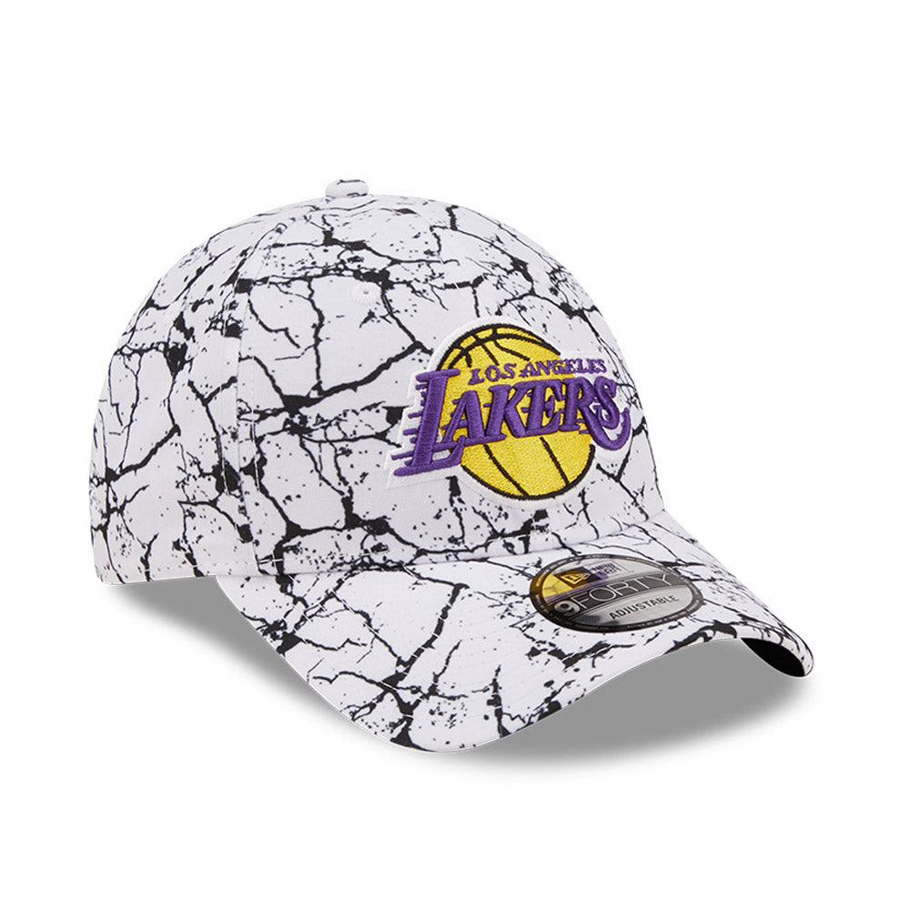 Cappello 9FORTY regolabile LA Lakers Marmo Bianco