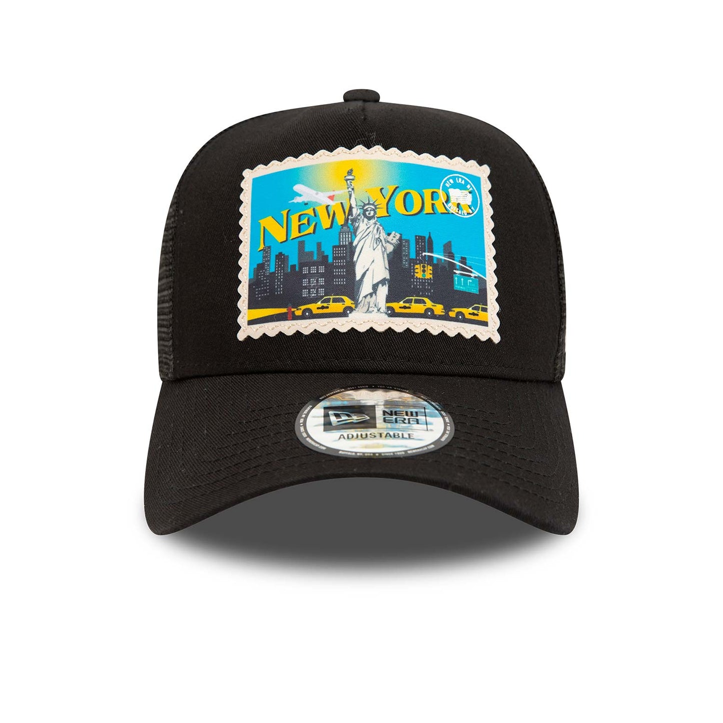 Cappello A-Frame Trucker New Era Postcard Nero