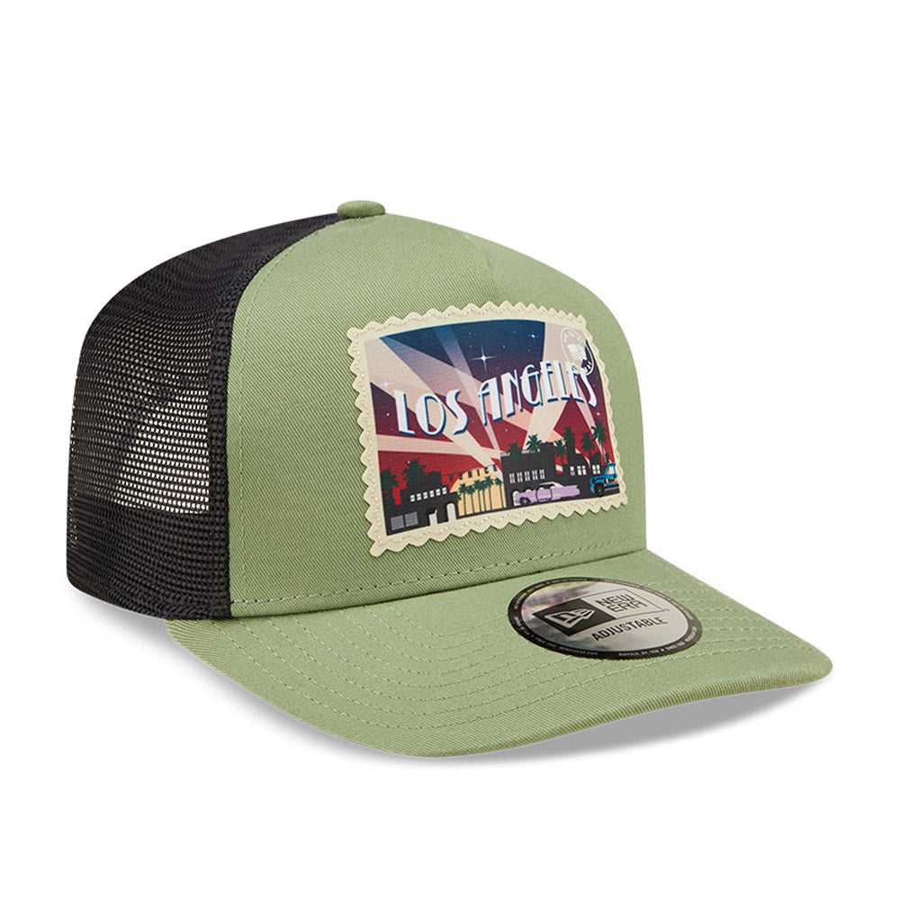 Cappello A-Frame Trucker New Era Postcard Verde