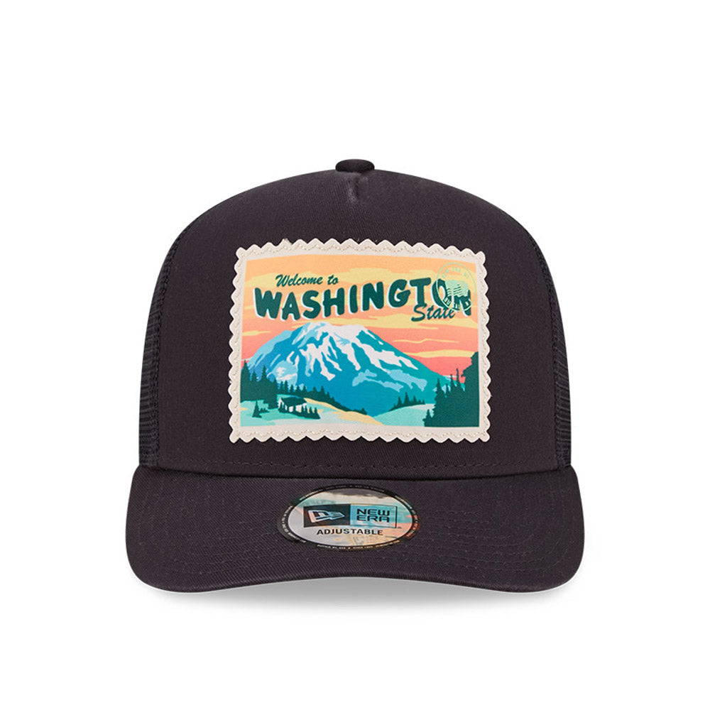 Cappello A-Frame Trucker New Era Postcard Blu Navy