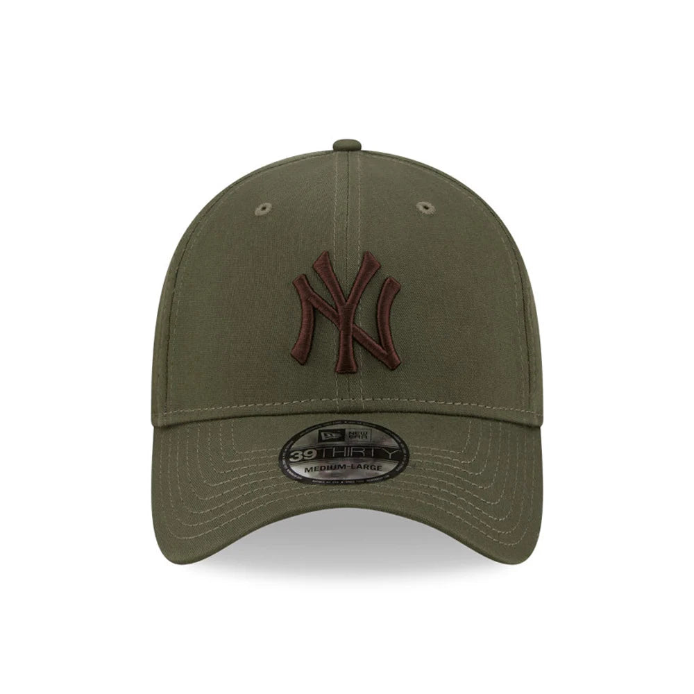 Cappello 39THIRTY Stretch Fit New York Yankees League Essential Verde Scuro