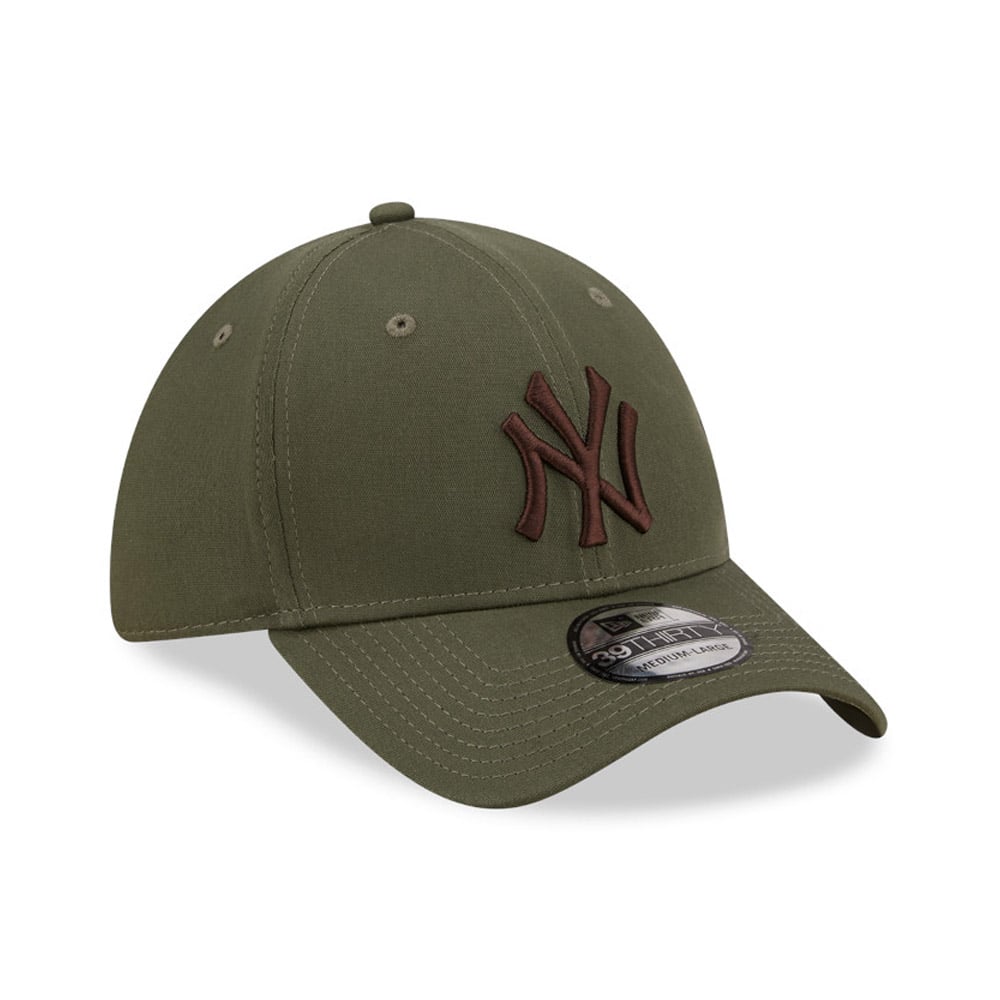 Cappello 39THIRTY Stretch Fit New York Yankees League Essential Verde Scuro