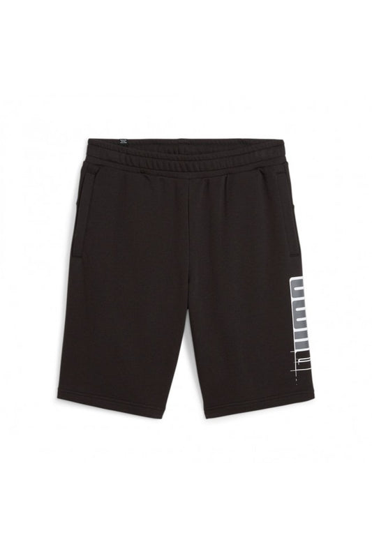 Pantaloncini sportivi da bambino Puma ESS+ LOGO LAB SHORTS TR K neri