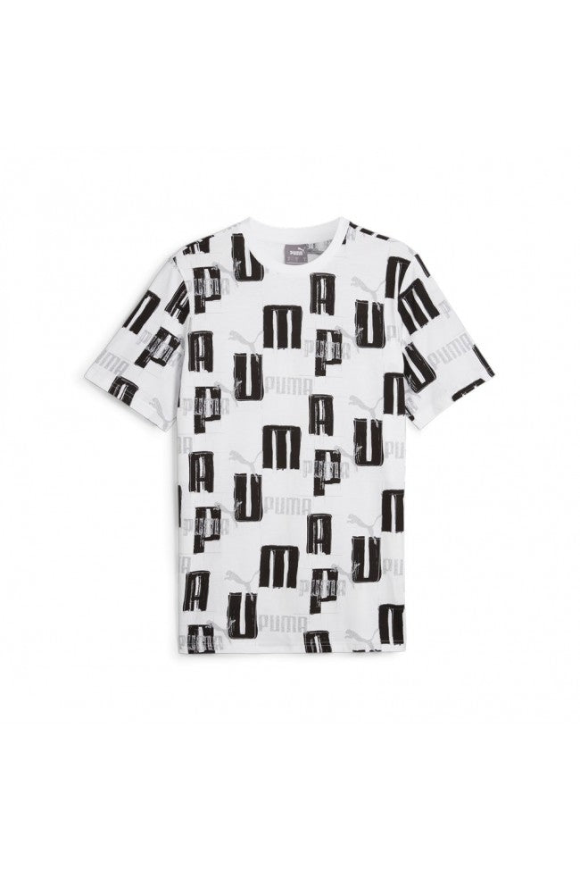 Puma T-shirt uomo Essentials + Logo Lab AOP