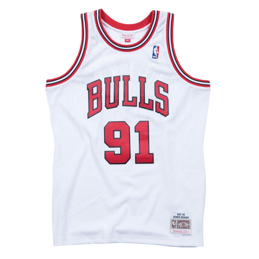 Maglia Home Bulls 91 Rodman